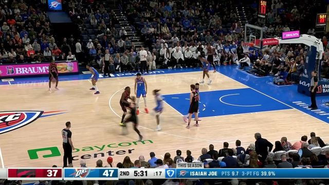 【2025年02月08日 猛龙vs雷霆集锦】伸出长臂遮天蔽日 霍姆格伦镇守禁区大帽迪克