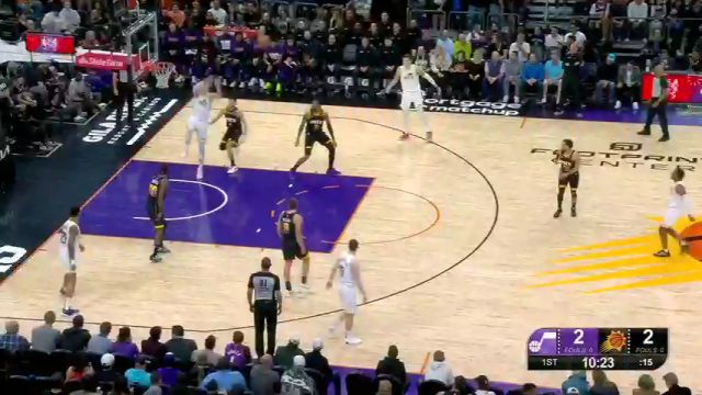 【2025年02月08日 爵士vs太阳集锦】敲山震虎！科利尔弧顶发牌输送炮弹 马尔卡宁一步登天空接炸筐