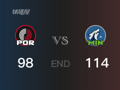 开拓者vs森林狼战况：麦克丹尼尔斯30分A-西蒙斯21分 森林狼力克开拓者