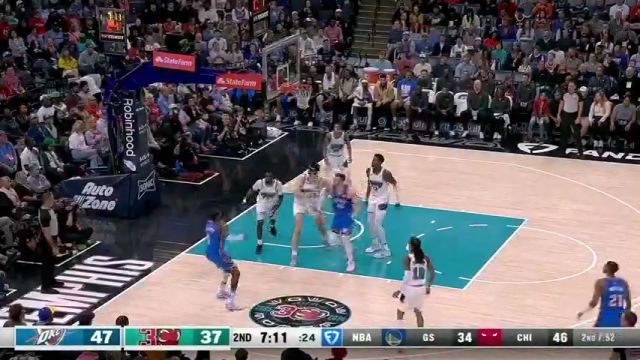 【2025年02月09日】NBA常规赛：雷霆vs灰熊第2节中文解说录像回放