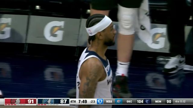 【2025年02月09日】开拓者vs森林狼第4节英文原声录像回放