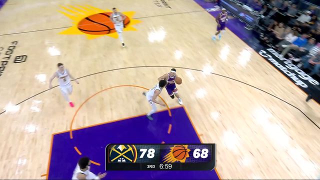 【2025年02月09日 掘金vs太阳集锦】布克vs掘金集锦 19中8拿到24分7篮板3助攻独木难支