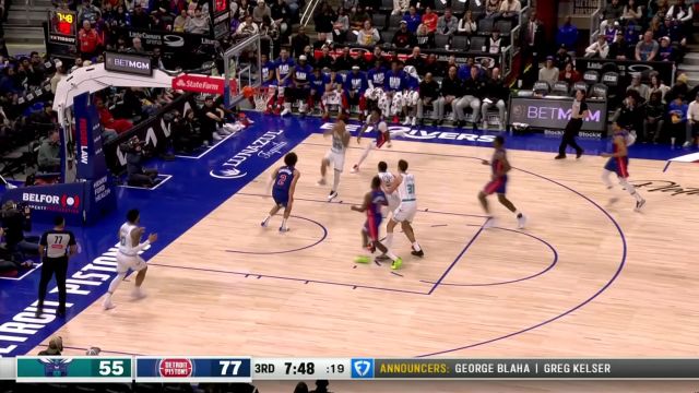 【2025年02月10日 黄蜂vs活塞集锦】笑纳失误大礼！布里奇斯半路杀出完成抢断辛普森强势反击打成2+1