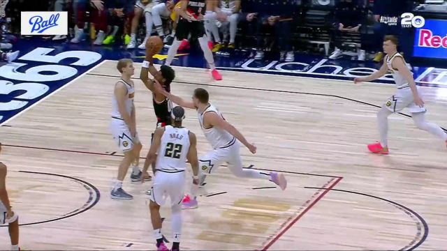 【2025年02月11日 开拓者vs掘金集锦】兑现身体天赋！ 亨德森闪转腾挪单挑上篮整条防线