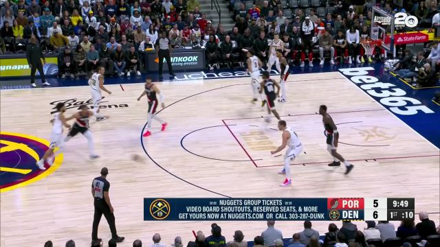 【2025年02月11日 开拓者vs掘金集锦】出奇的冷静 约基奇外线毫不手软三分发炮进准命中