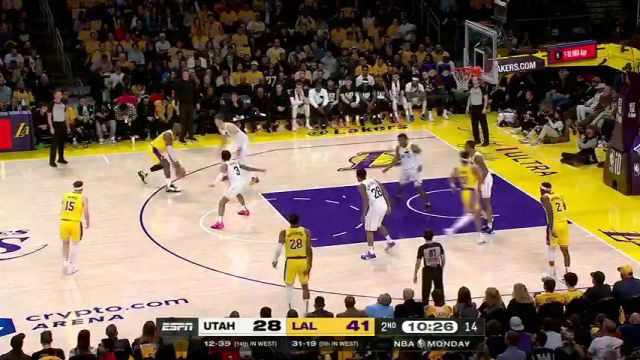 【2025年02月11日 爵士vs湖人集锦】老头强的可怕！詹姆斯无视凯斯勒命中高难神仙中距离