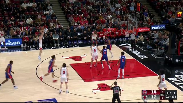 【2025年02月13日 活塞vs公牛集锦】我命由我不由天！布泽利斯长驱直入滑翔上篮一气呵成