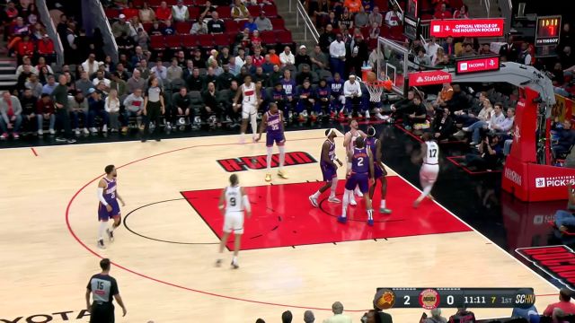 【2025年02月13日 太阳vs火箭集锦】狄龙单打不成送妙传 伊森默契配合空切上篮