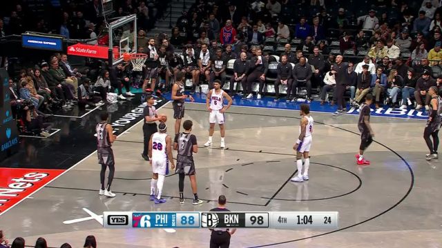 【2025年02月13日】76人vs篮网第4节中文解说录像回放