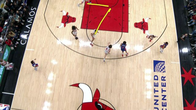 【2025年02月13日】活塞vs公牛第3节英文原声录像回放