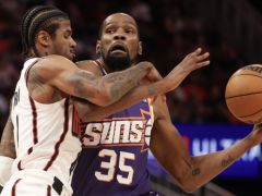 NBA常规赛：火箭5人上双逆转太阳取连胜 杜兰特37+7失误阿门三双