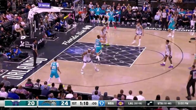 【2025年02月13日】NBA常规赛：黄蜂vs魔术第1节英文原声录像回放