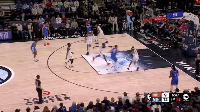 【2025年02月14日 雷霆vs森林狼集锦】连续得吃得喝！哈滕连续攻击篮下连续扣篮得分连拿4分