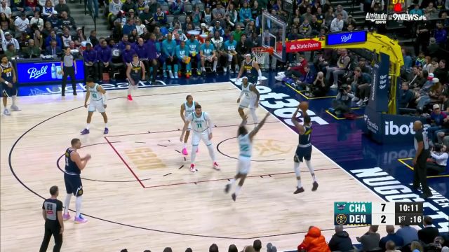 【2025年02月21日 黄蜂vs掘金集锦】约穆连线打穿防线 约基奇弧顶发牌穆雷底角三分一箭穿心