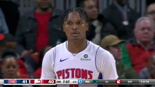 【2025年02月24日】活塞vs老鹰第2节英文原声录像回放