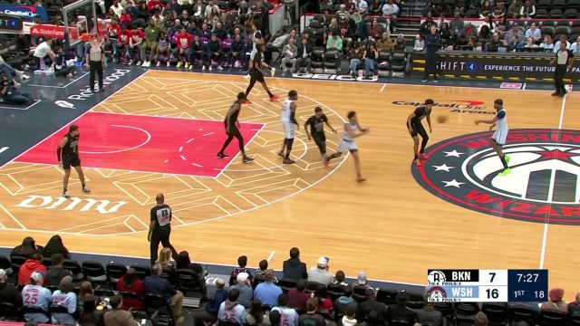 【2025年02月25日 篮网vs奇才集锦】动作行云流水 普尔炸球后撤步跳投三分干脆利落