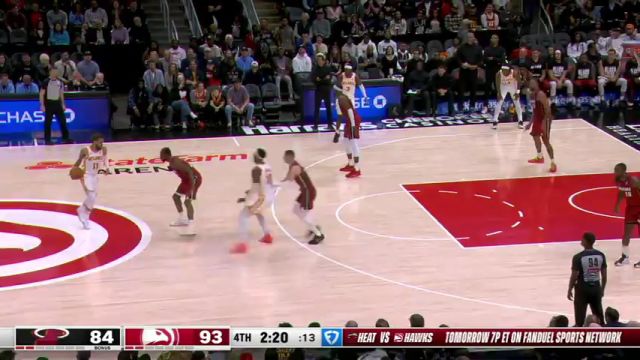 【2025年02月25日】热火vs老鹰第4节中文解说录像回放