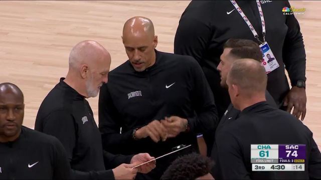 【2025年02月25日】NBA常规赛：黄蜂vs国王第3节英文原声录像回放