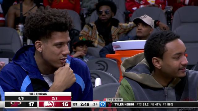 【2025年02月25日】热火vs老鹰第1节英文原声录像回放