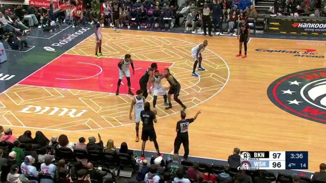 【2025年02月25日 篮网vs奇才集锦】刻在基因里的DPOY防守 斯玛特鲤鱼打挺造成进攻犯规