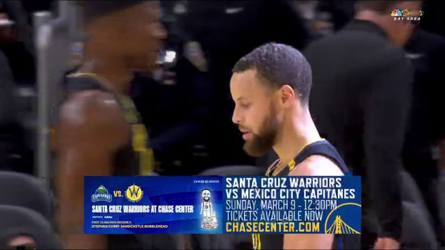 【2025年02月26日】NBA常规赛：黄蜂vs勇士第3节英文原声录像回放