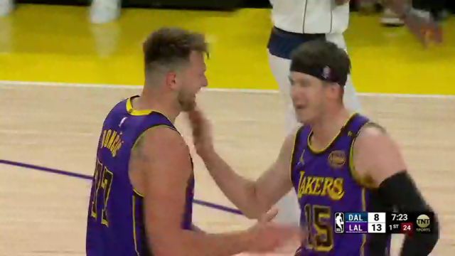 【2025年02月26日】NBA常规赛：独行侠vs湖人第1节英文原声录像回放