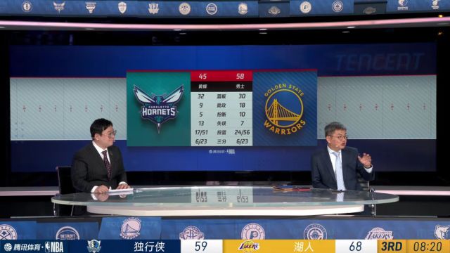 【2025年02月26日】NBA常规赛：黄蜂vs勇士第3节中文解说录像回放