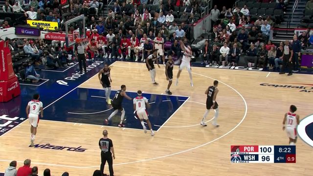 【2025年02月27日 开拓者vs奇才集锦】前方一片坦途！穆雷轻松顺下飞身重扣碾压禁区