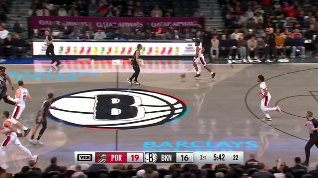 【2025年03月01日 开拓者vs篮网集锦】外线火力十分之足！卡马拉连续轰进扩大优势