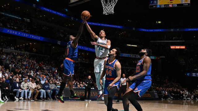 【2025年03月01日 尼克斯vs灰熊集锦】尼克斯114-113灰熊 OG关键三分莫兰特遗憾错失绝杀