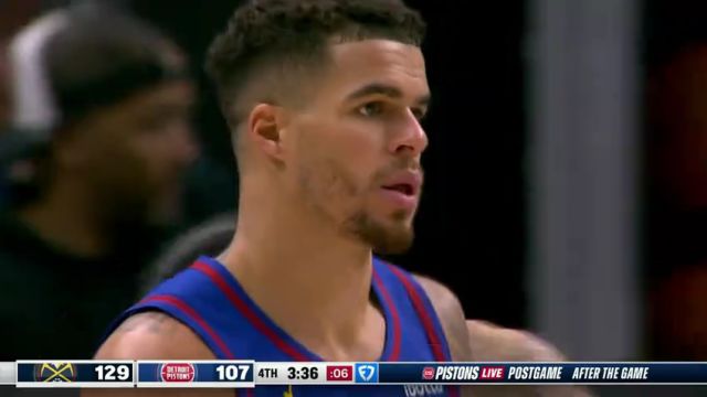 【2025年03月01日】NBA常规赛：掘金vs活塞第4节英文原声录像回放