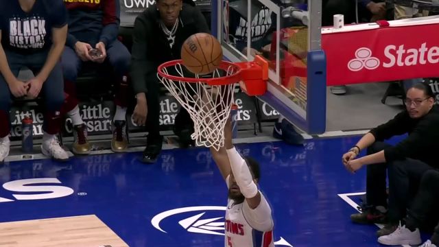 【2025年03月01日 掘金vs活塞集锦】一个字就是干 贾马尔单打强吃比斯利打成2+1