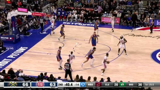 【2025年03月01日】NBA常规赛：掘金vs活塞英文原声全场录像回放