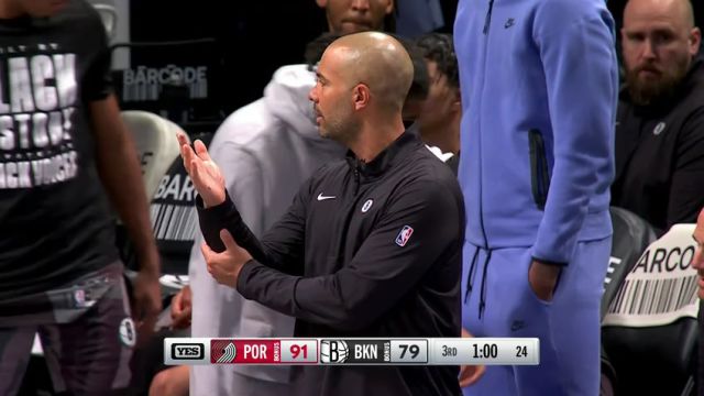 【2025年03月01日】NBA常规赛：开拓者vs篮网第3节英文原声录像回放