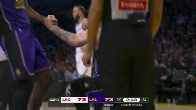 【2025年03月01日】NBA常规赛：快船vs湖人第3节英文原声录像回放