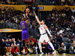 NBA回放全场录像高清：常规赛快船vs湖人（3月1日）詹姆斯28+13