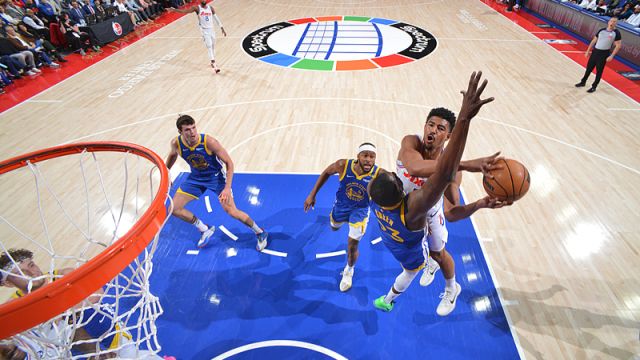 【2025年03月02日 勇士vs76人集锦】勇士119-126费城 库里29+13格雷姆斯狂砍44分乔治致命中投