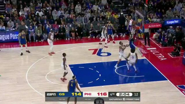 【2025年03月02日 勇士vs76人集锦】库里再送不看人妙传！佩顿二世溜底线两分轻取重新追平