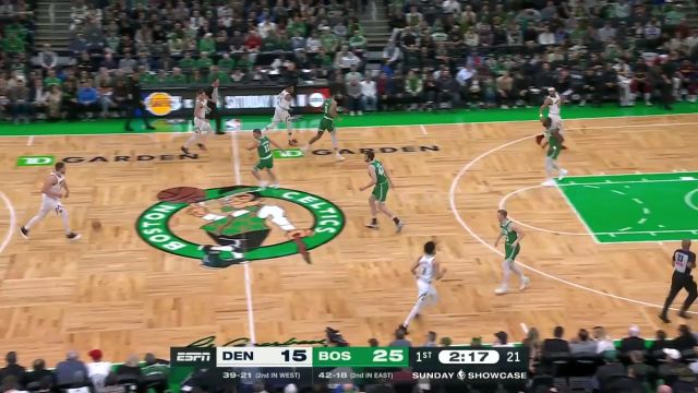 【2025年03月03日 掘金vs凯尔特人集锦】约基奇眼观六路分析局势 轻松一送飞跃防守头顶完成助攻