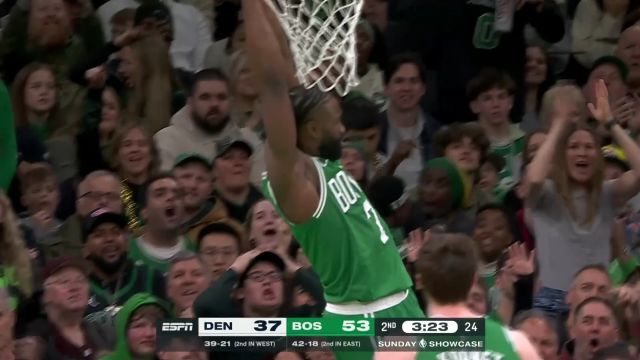 【2025年03月03日 掘金vs凯尔特人集锦】双探花之间的连线 布朗挂着防守上演暴力虐筐