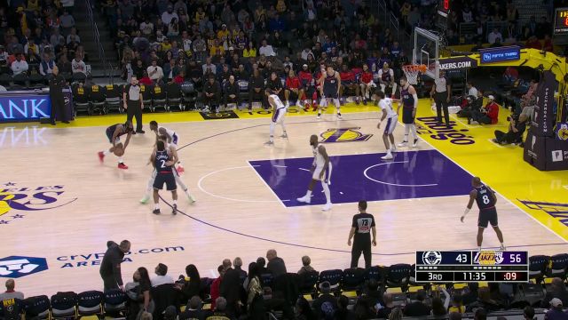 【2025年03月03日 快船vs湖人集锦】要得分还得是你 莱昂纳德补篮+中投连得4分