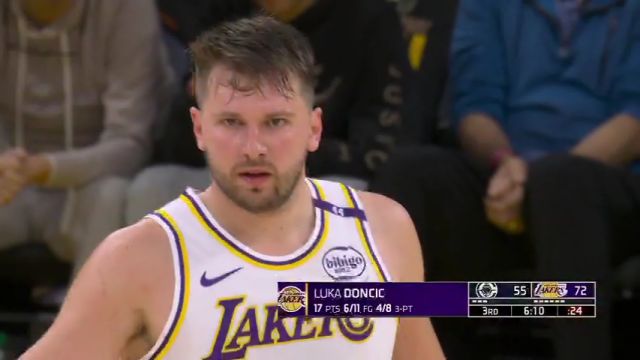 【2025年03月03日 快船vs湖人集锦】每一步都踩在节奏上！东契奇丝滑撤步三分正中靶心 又单挑哈登抛进高难神仙球