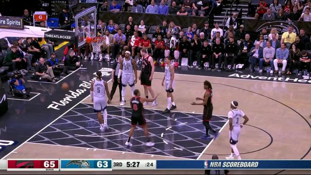 【2025年03月05日】猛龙vs魔术第3节英文原声录像回放