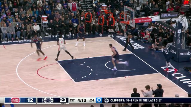 【2025年03月06日 活塞vs快船集锦】坎宁安裤兜传球引领斯图尔特 多一次传球助飞奥萨尔-汤普森