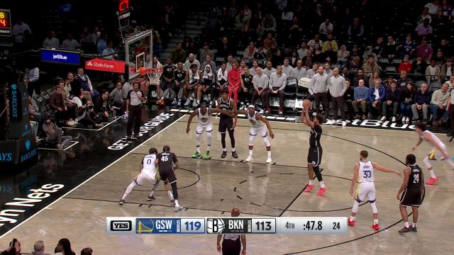 【2025年03月07日 勇士vs篮网集锦】勇士121-119篮网 库里40+4+4率队22分逆转送篮网6连败