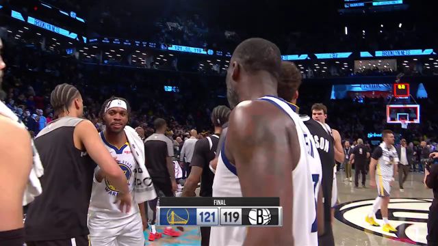 【2025年03月07日 勇士vs篮网集锦】勇士vs篮网精彩集锦 库里40+4+4率队22分逆转送篮网6连败