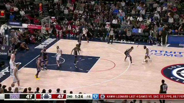 【2025年03月10日】NBA常规赛：国王vs快船第2节中文解说录像回放