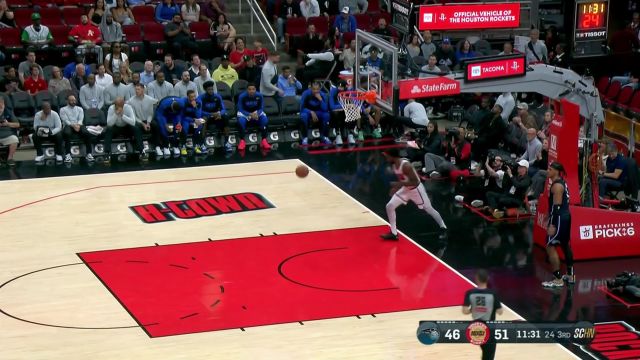 【2025年03月11日 魔术vs火箭集锦】反击速度快如闪电！塔里-伊森抢断发球快攻暴扣得手