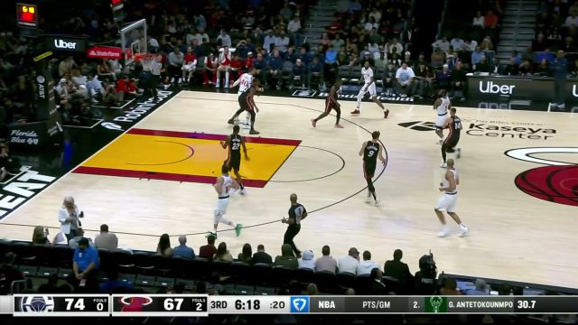 【2025年03月13日 快船vs热火集锦】哈登脑后长眼海底捞月送助攻 小琼斯不辱使命三分一箭穿心