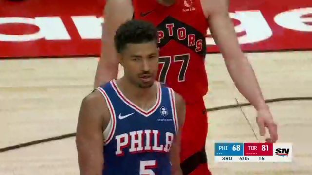 【2025年03月13日】NBA常规赛：76人vs猛龙第3节中文解说录像回放